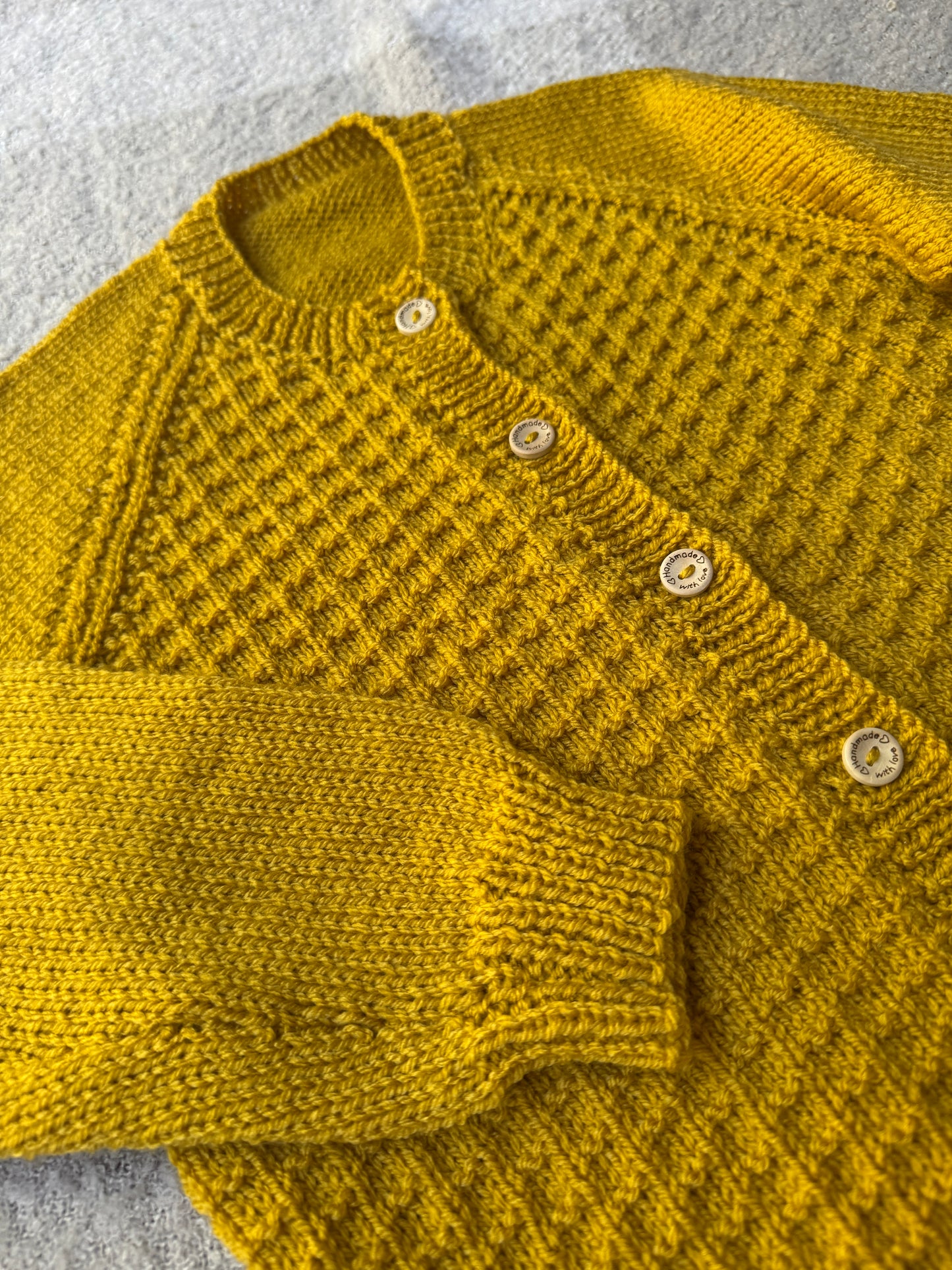 5-6 years mustard cardigan