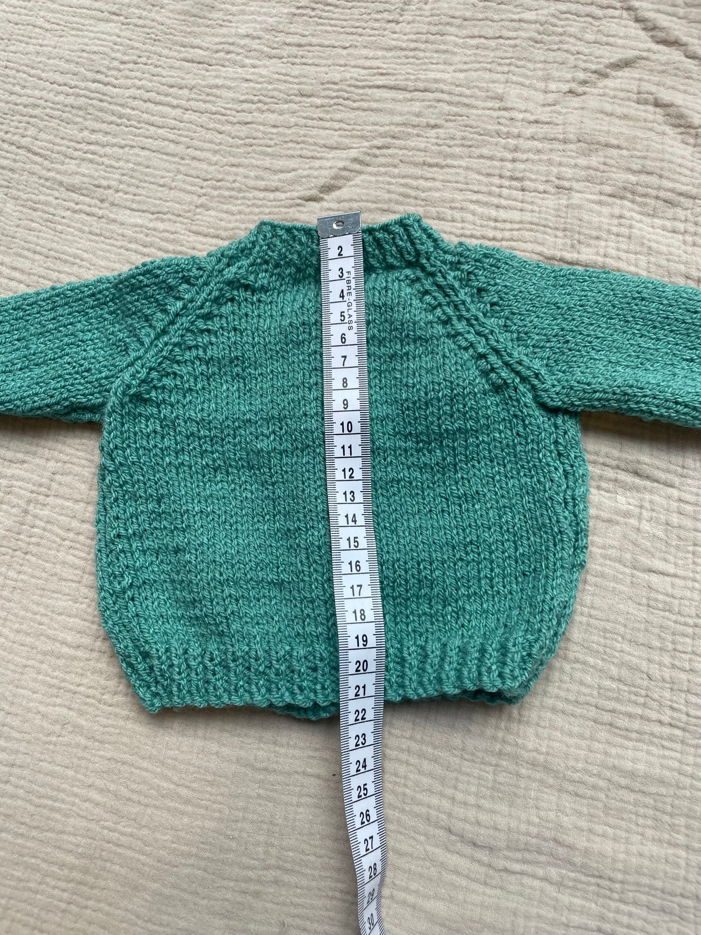 small 0-3m blue sage cardigan