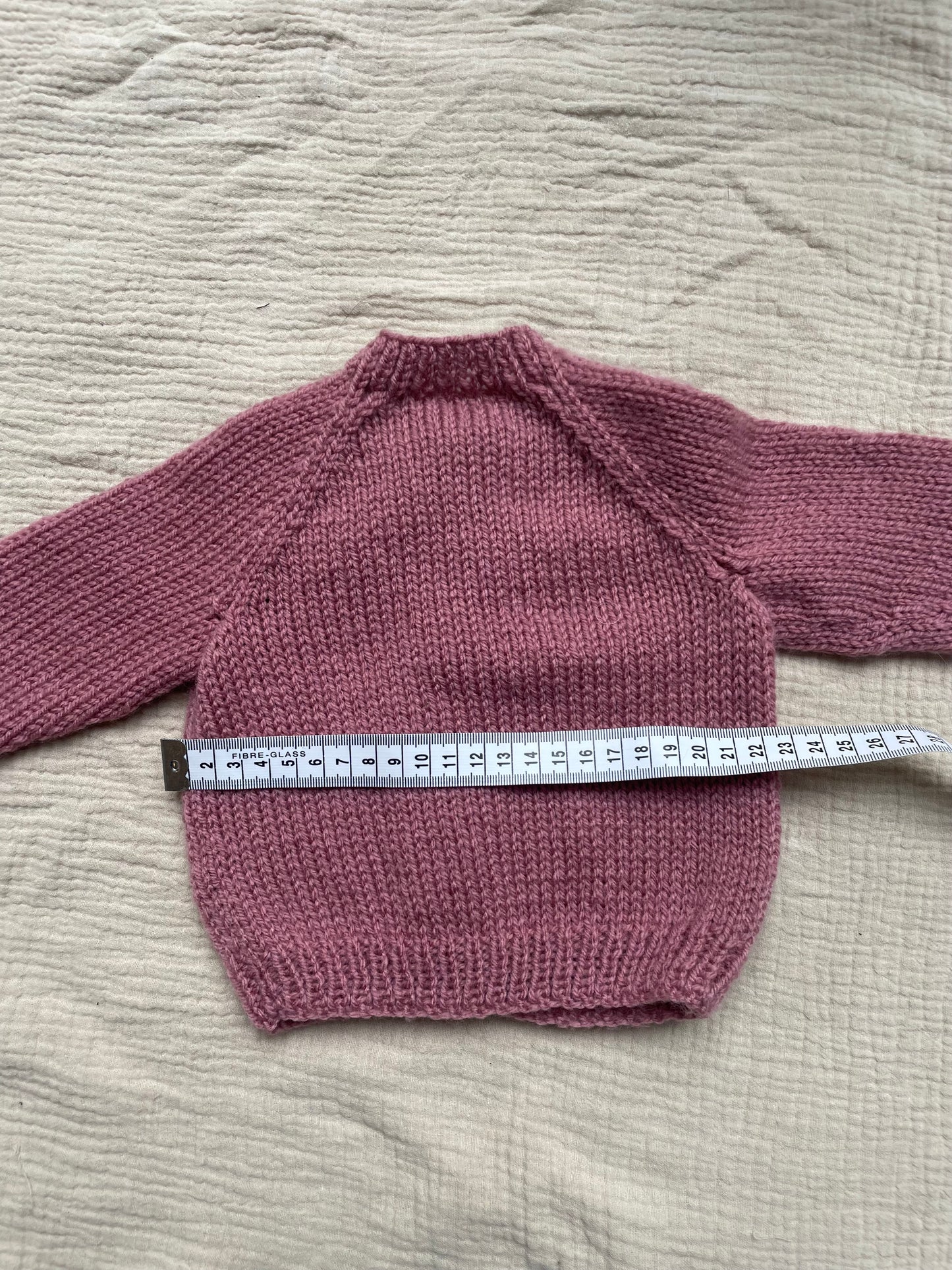 0-3m cinder rose cardigan
