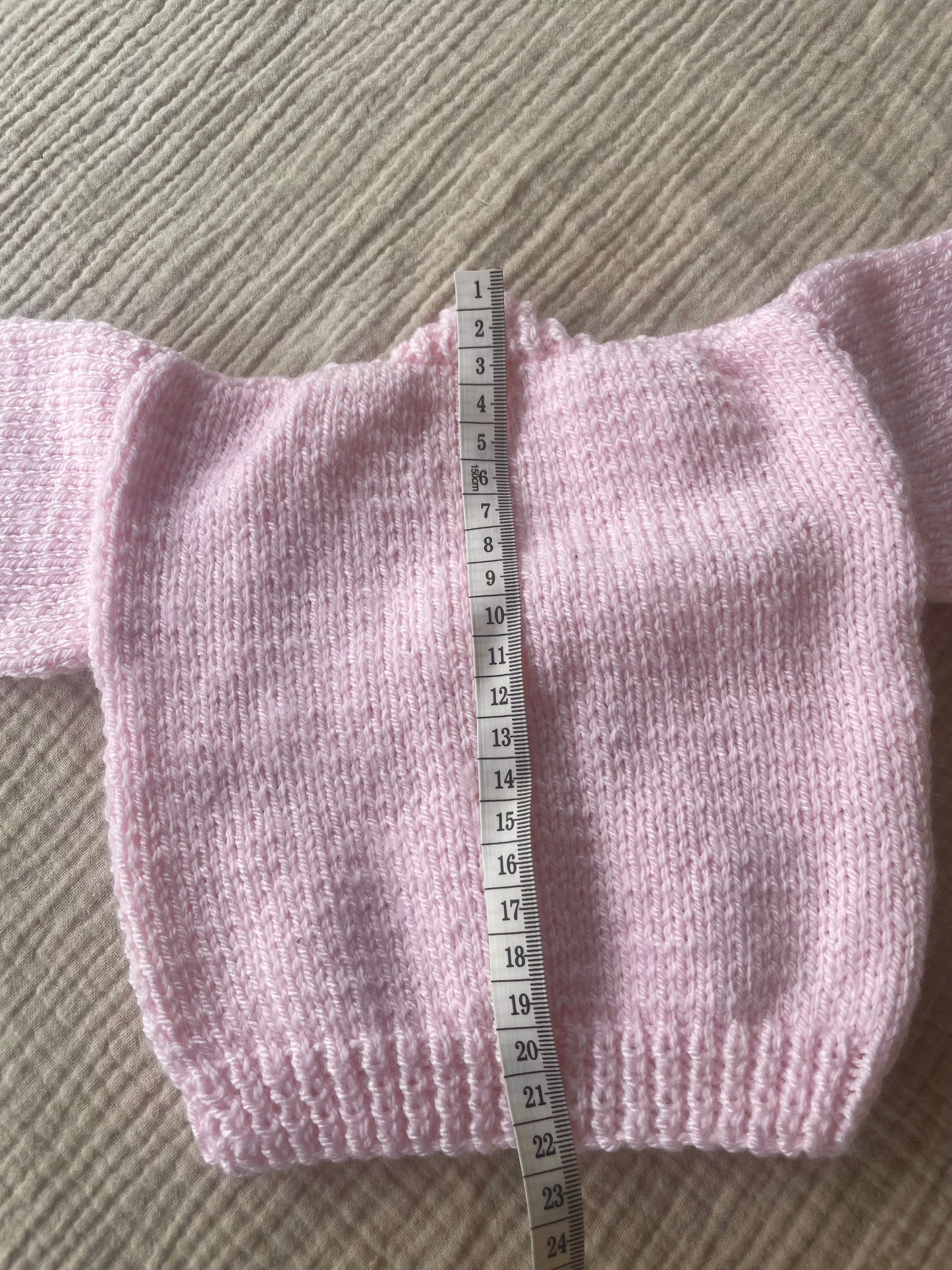 0-1m light pink cardigan