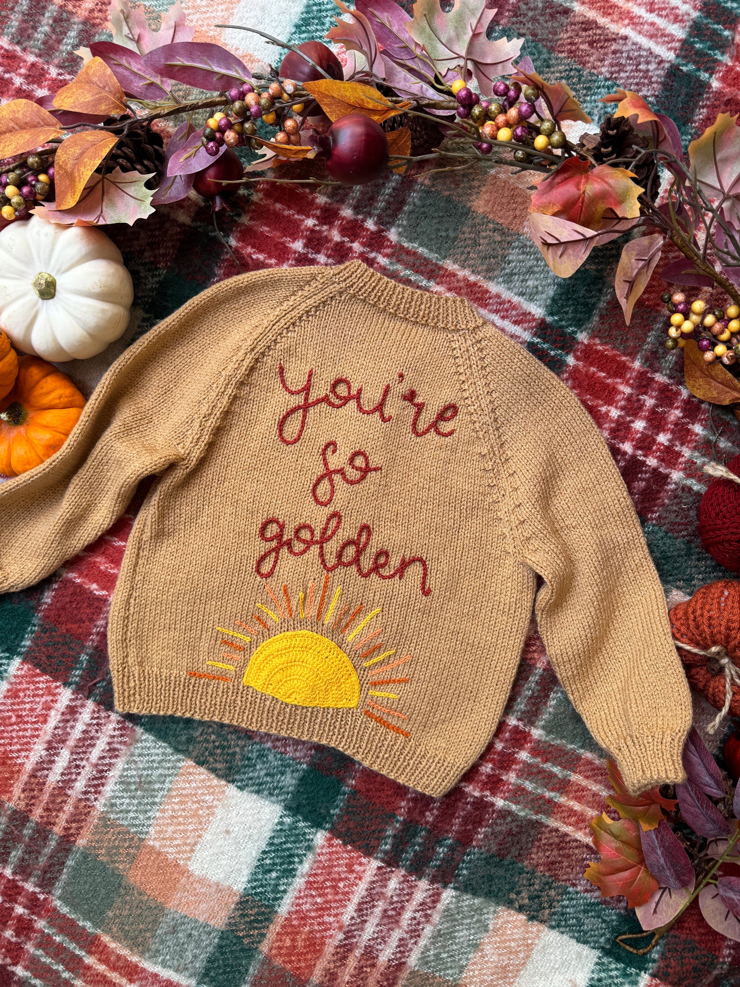 3-4 years You’re so Golden Cardigan