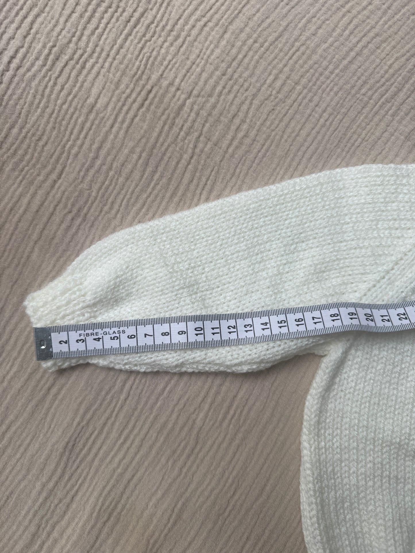 9-15m cream liberty collar cardigan