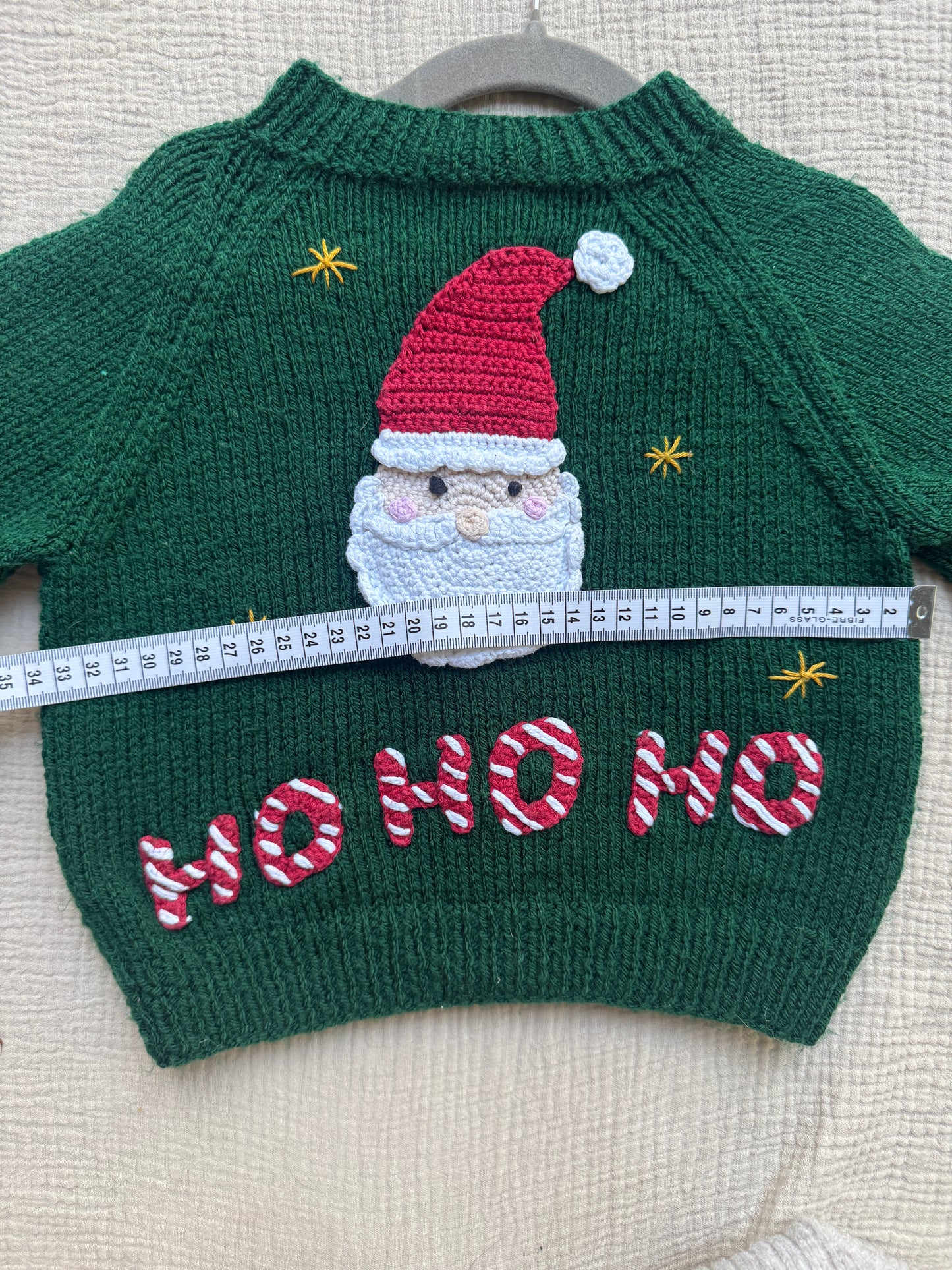 Preloved HO HO HO 1-2 years bottle green cardigan