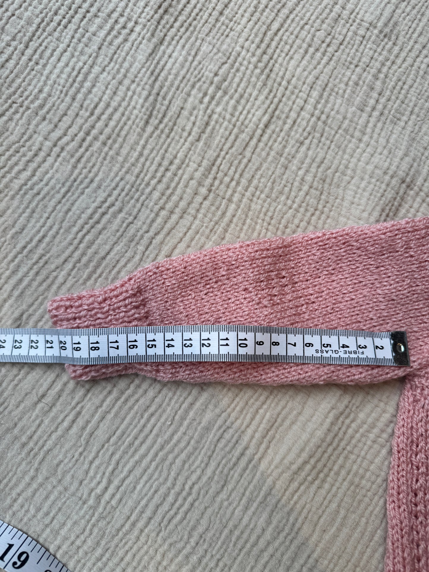 6-12m oyster pink with liberty collar cardigan