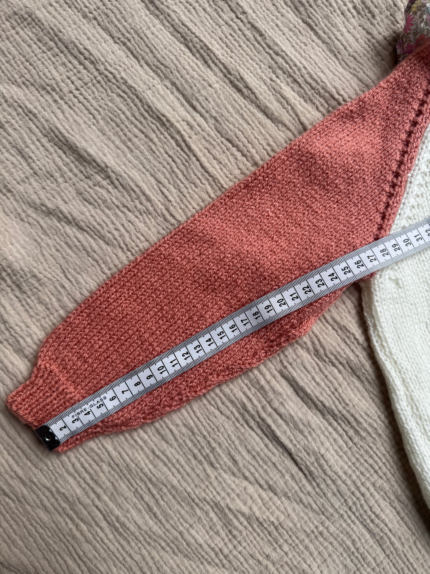 2-4 years colour block with liberty collar cardigan