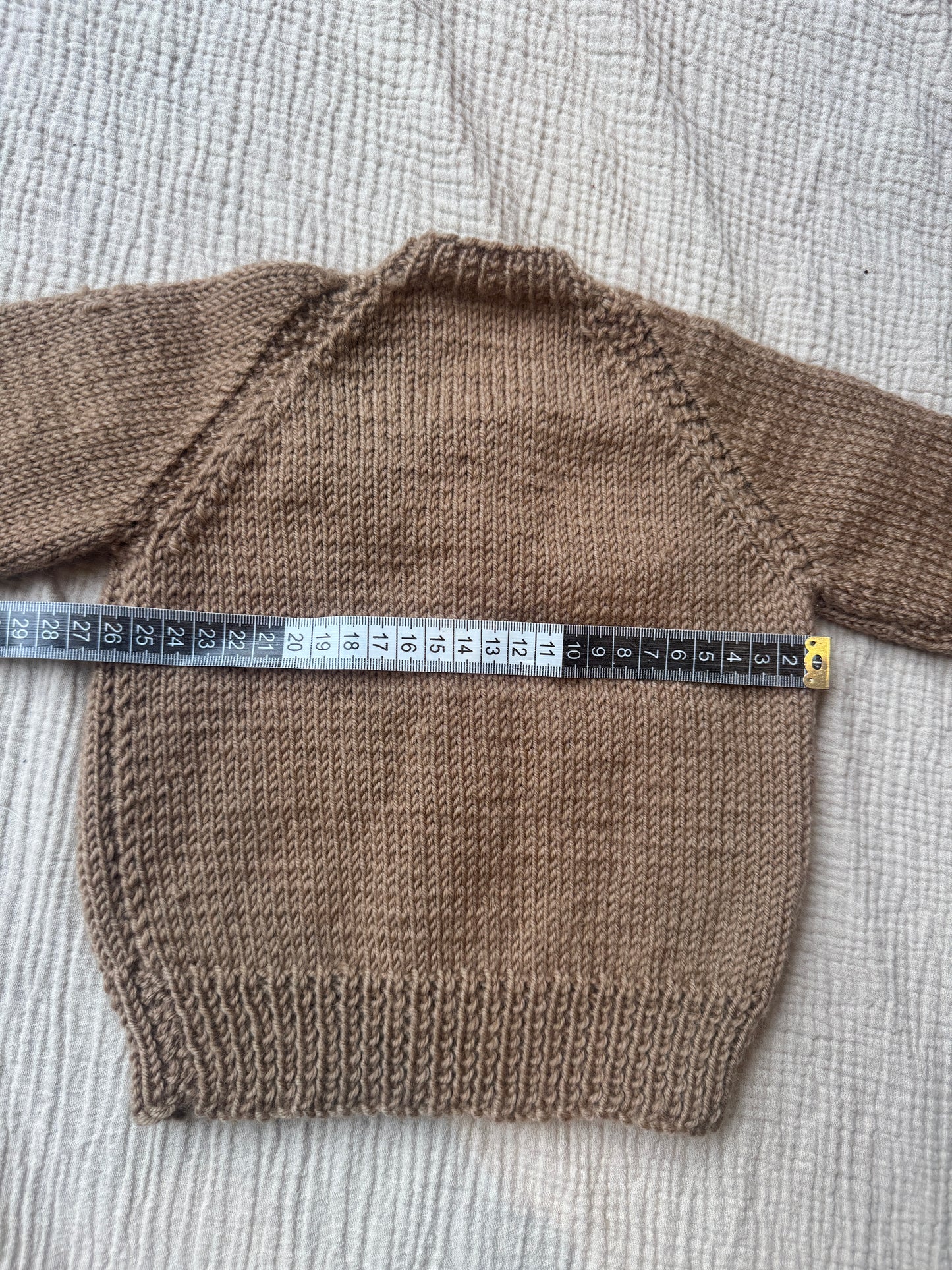 6-12months mocha cardigan