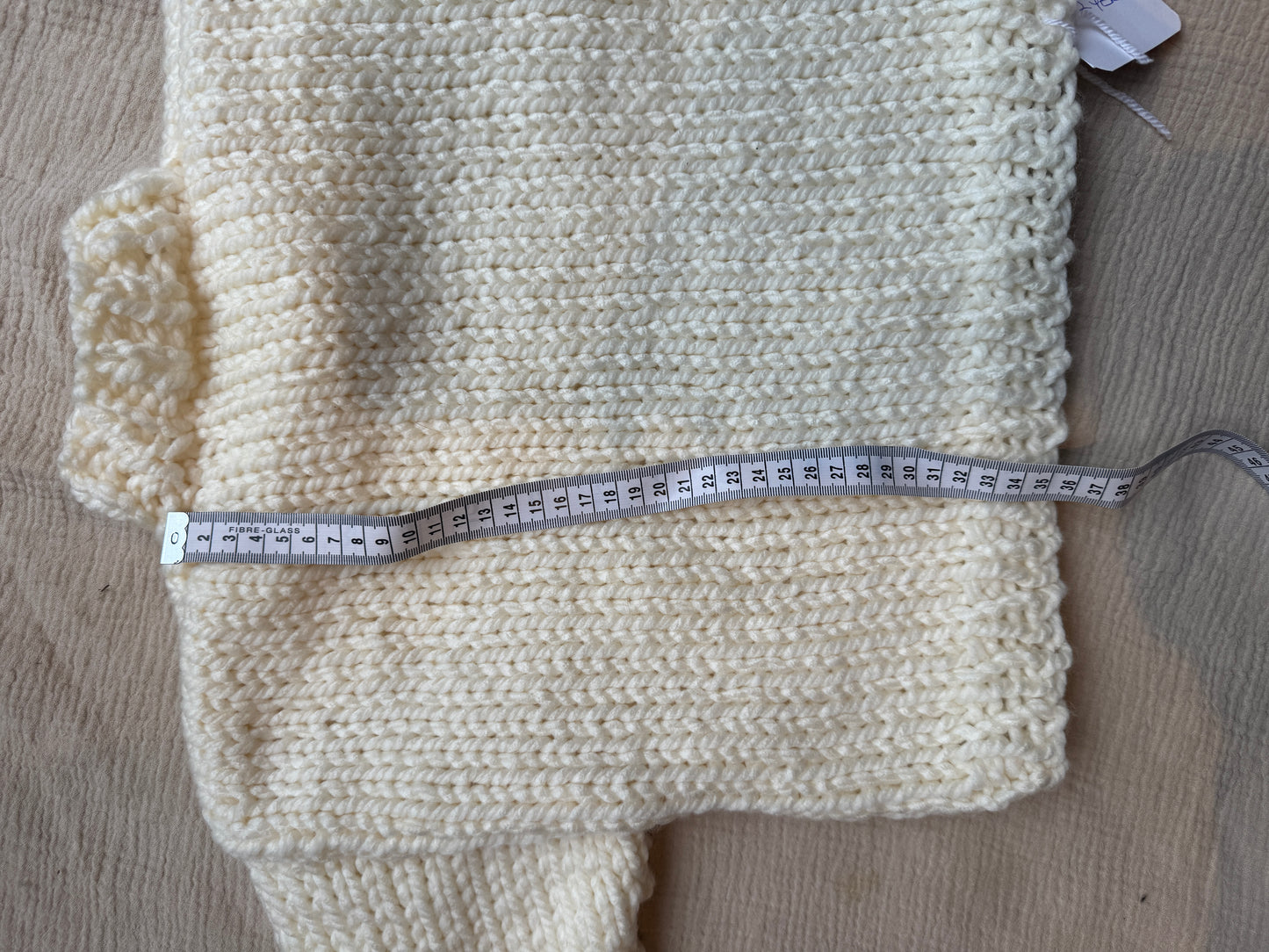 Super chunky 1-3 years cream with custom design