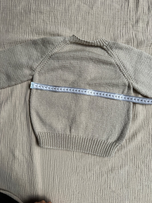2-3 years parchment cardigan