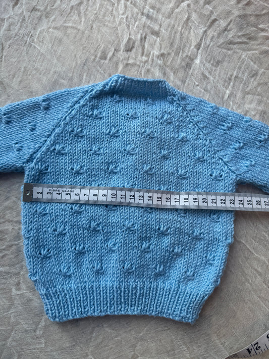 0-3m cloud blue cardigan