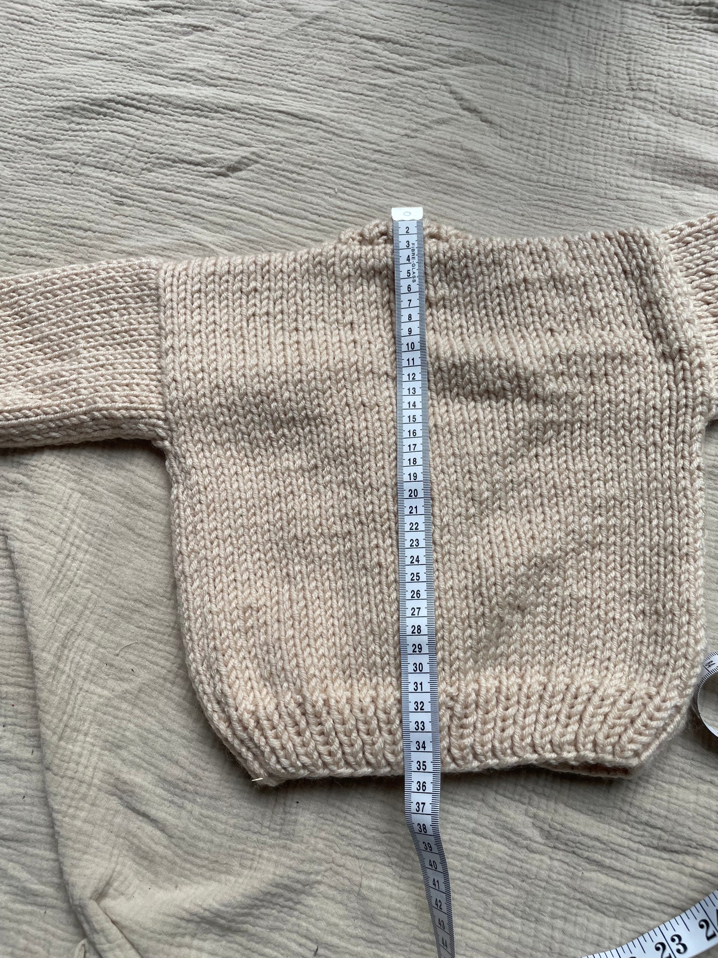 1-2 years oatmeal cardigan