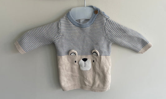 Newborn Fred and Flo bear jumper