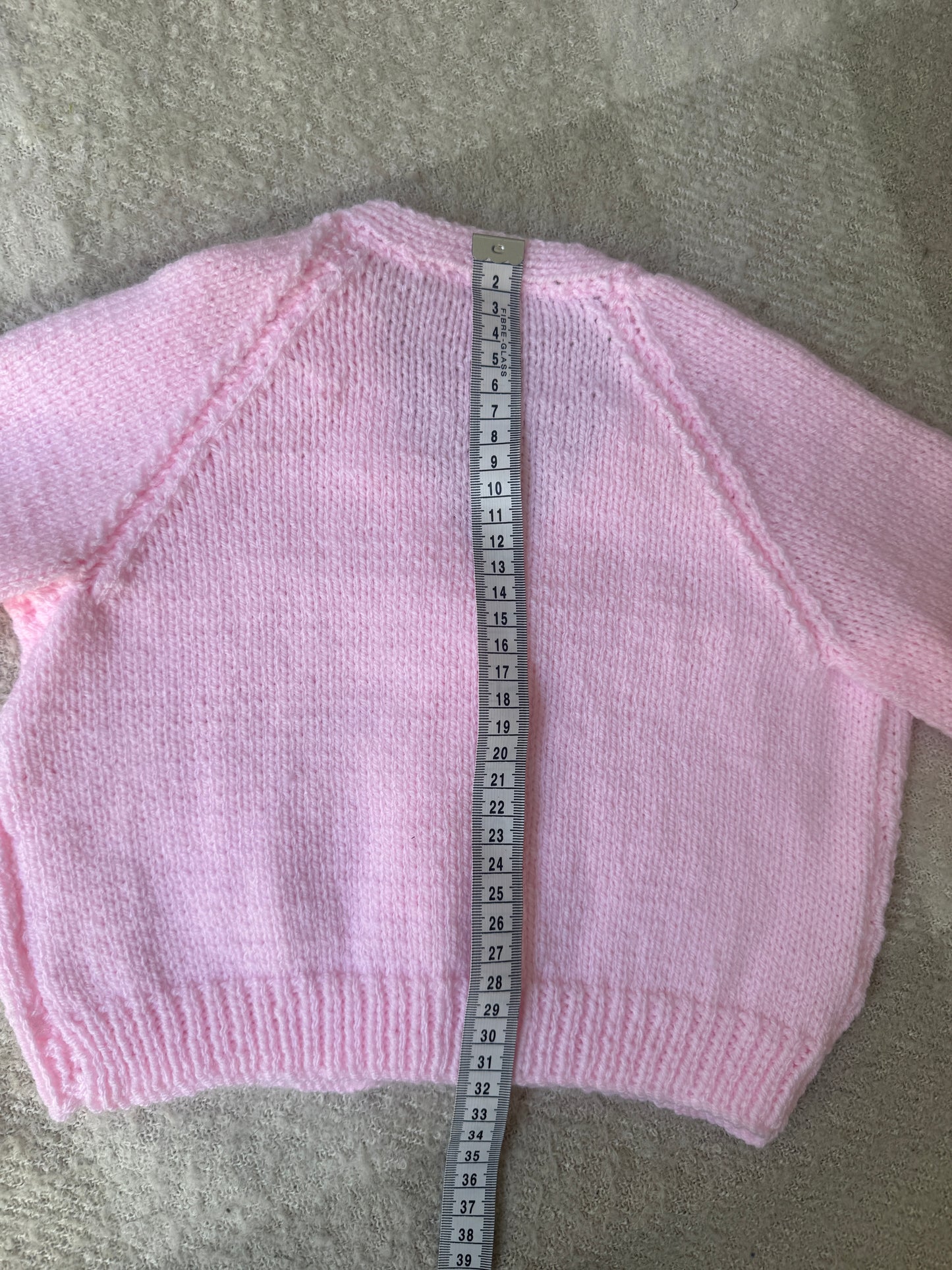 1-2 years pink cardigan