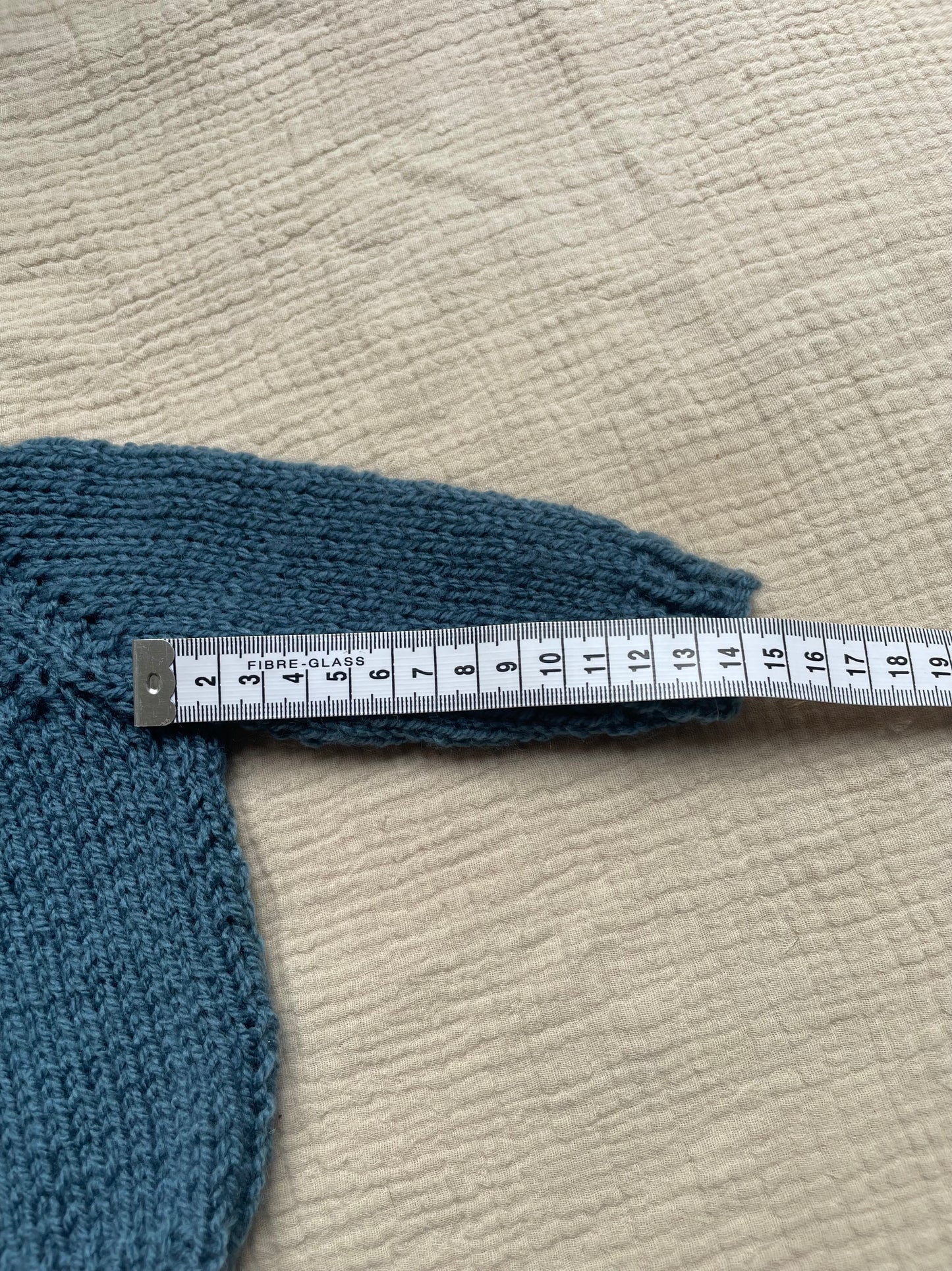 0-3m petrol cardigan