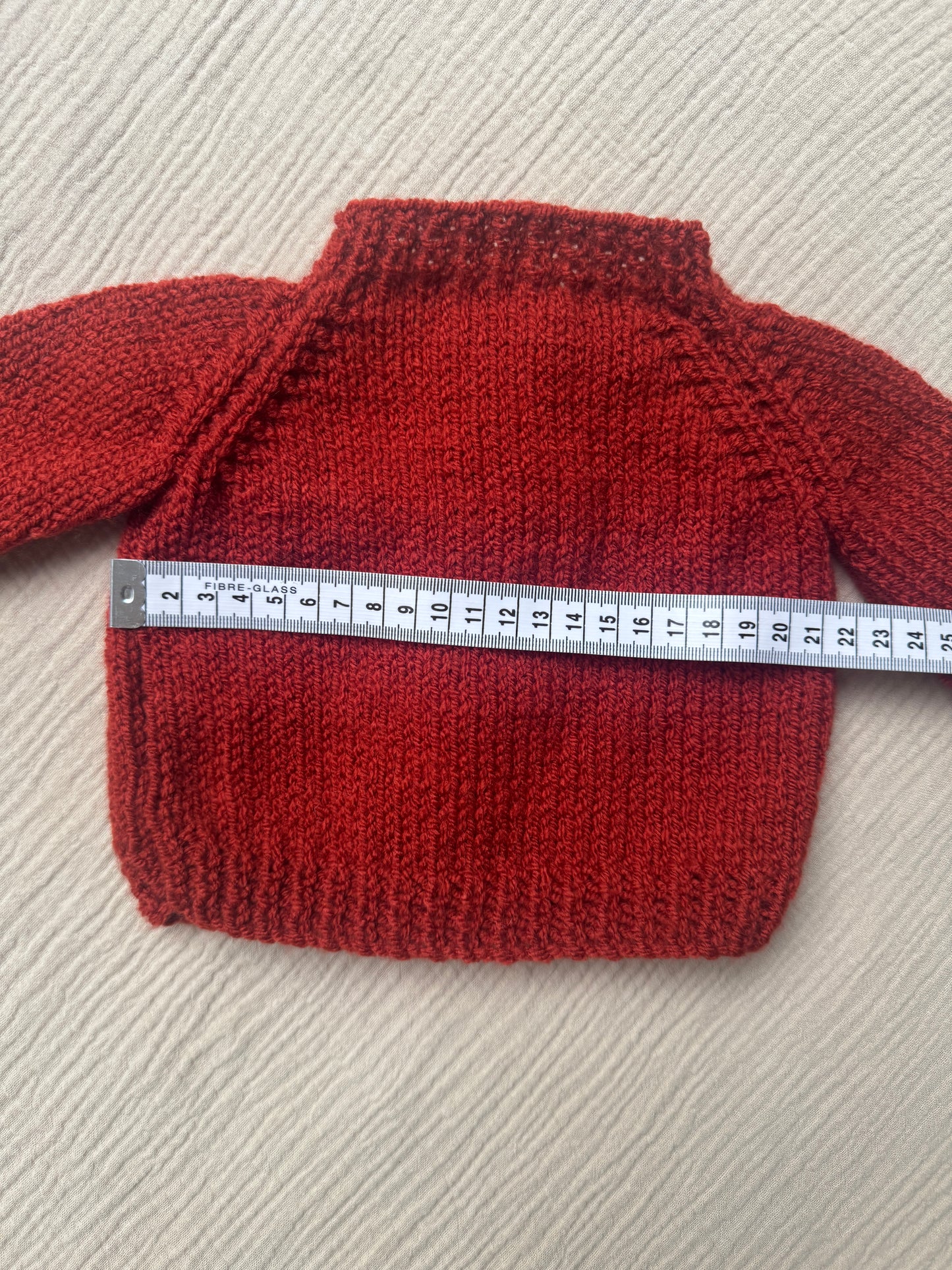 0-3m tomato cardigan