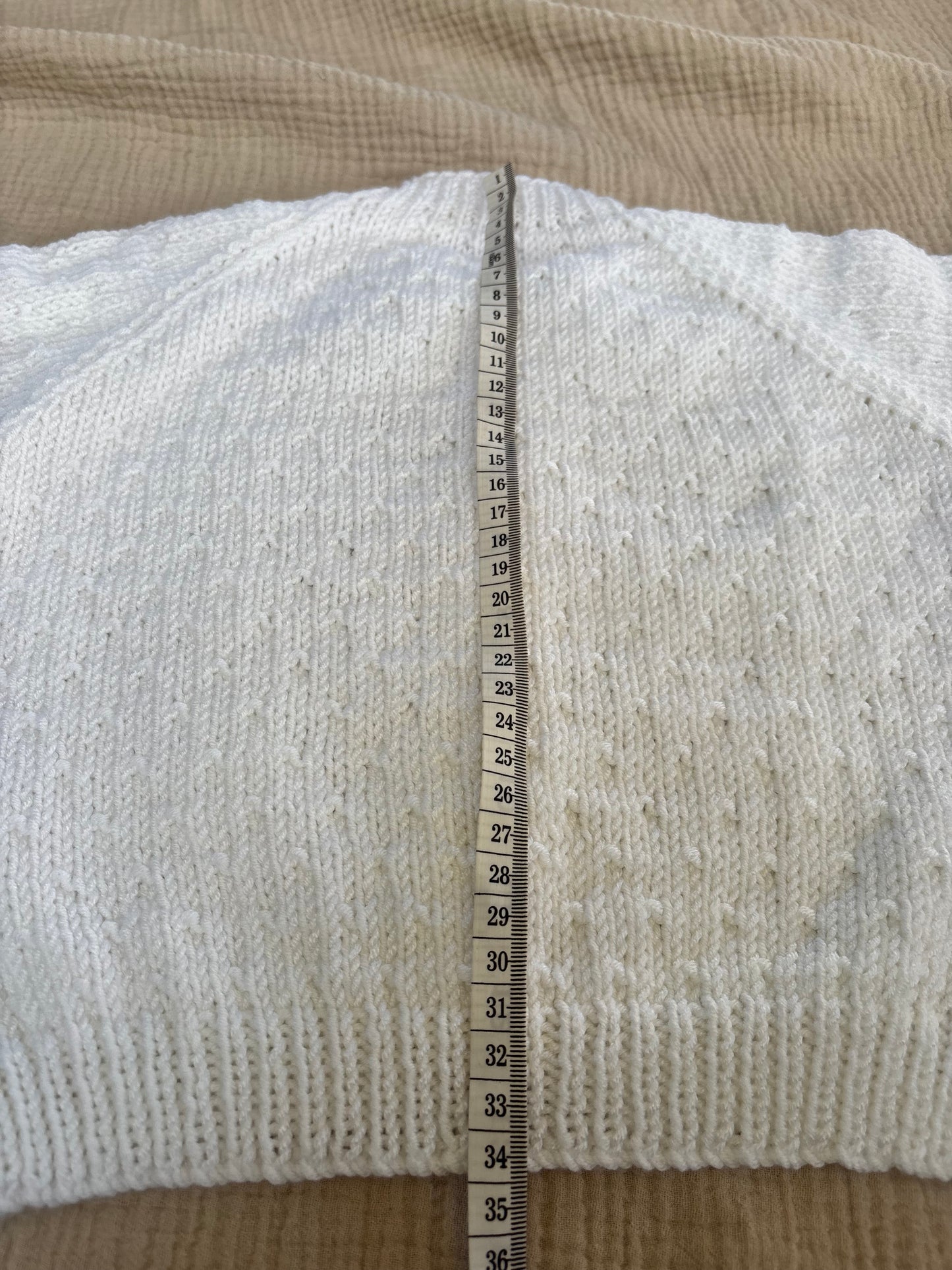 1-2 years white cardigan