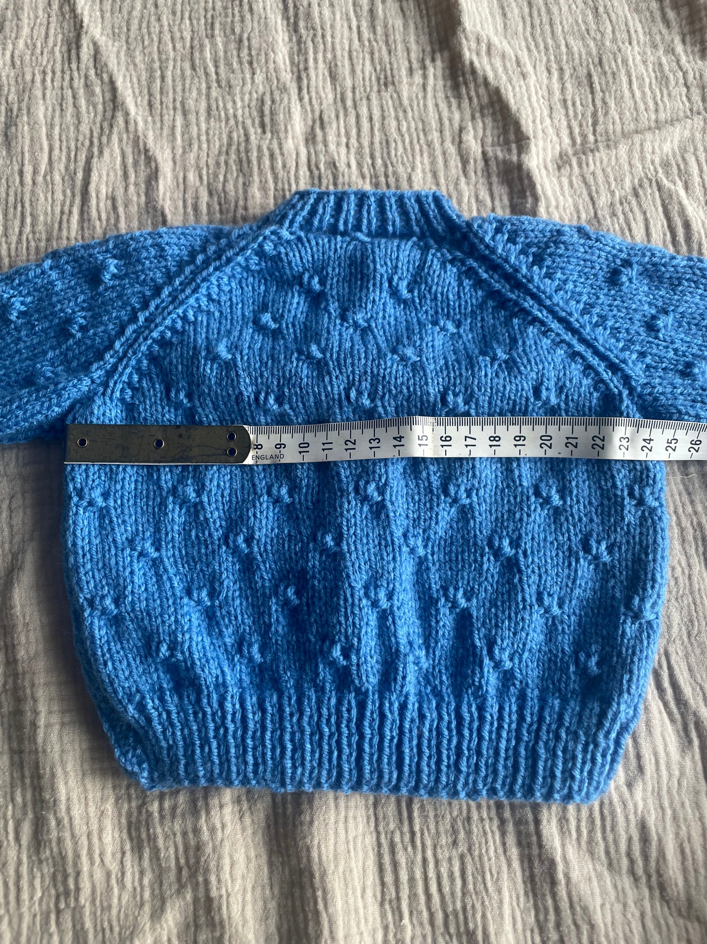 0-3m blue cardigan