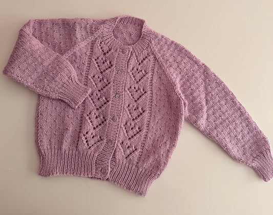 2-3 years lilac cardigan