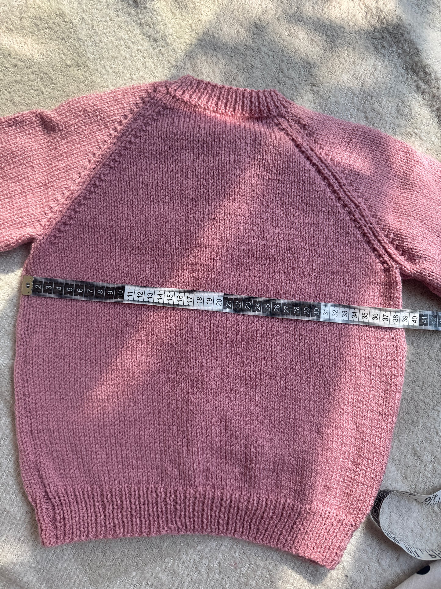 3-5 years pale rose cardigan