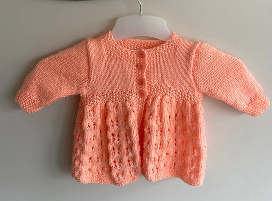 6-9m peach Cardigan
