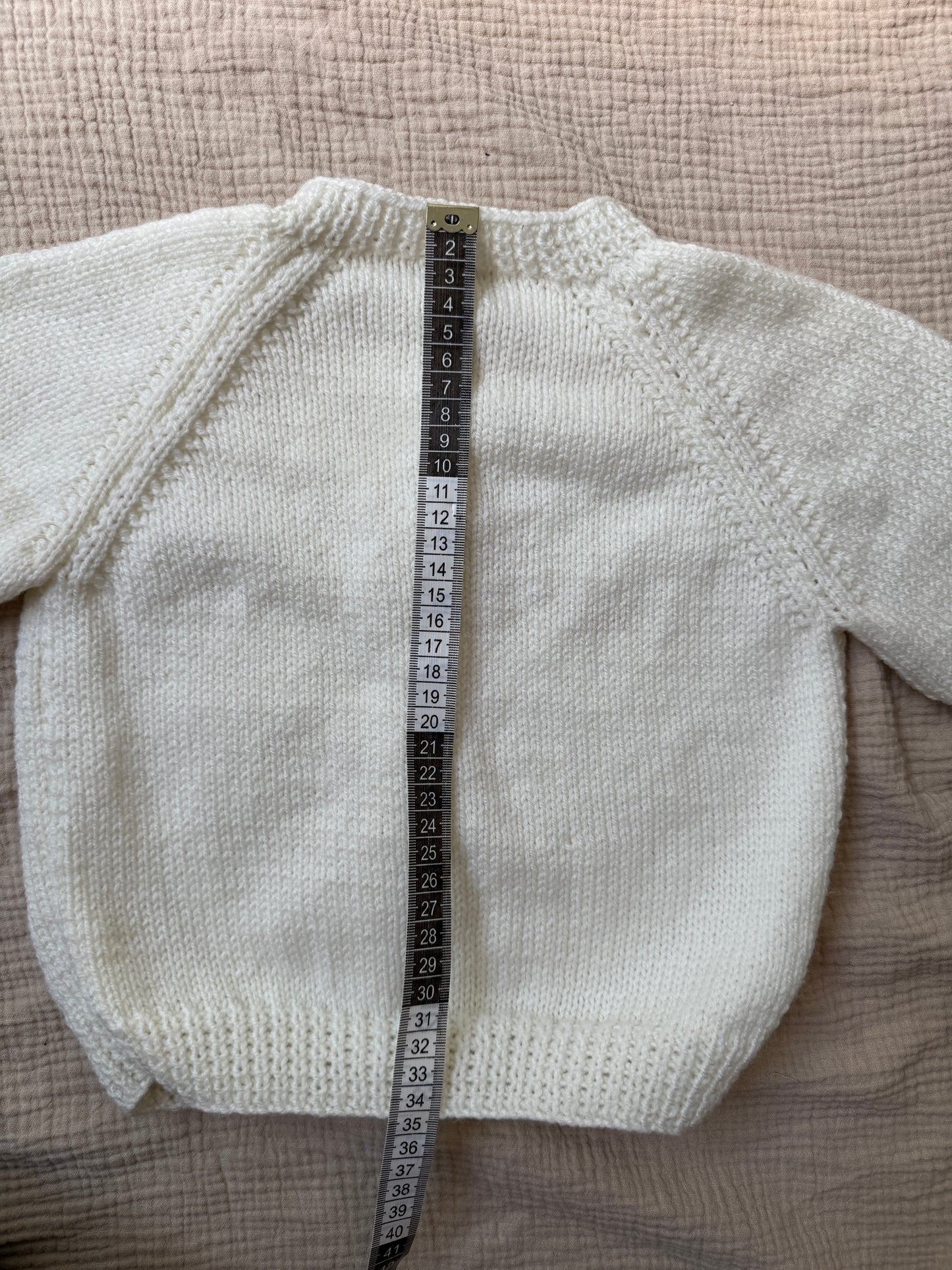 18-24m pale cream cardigan