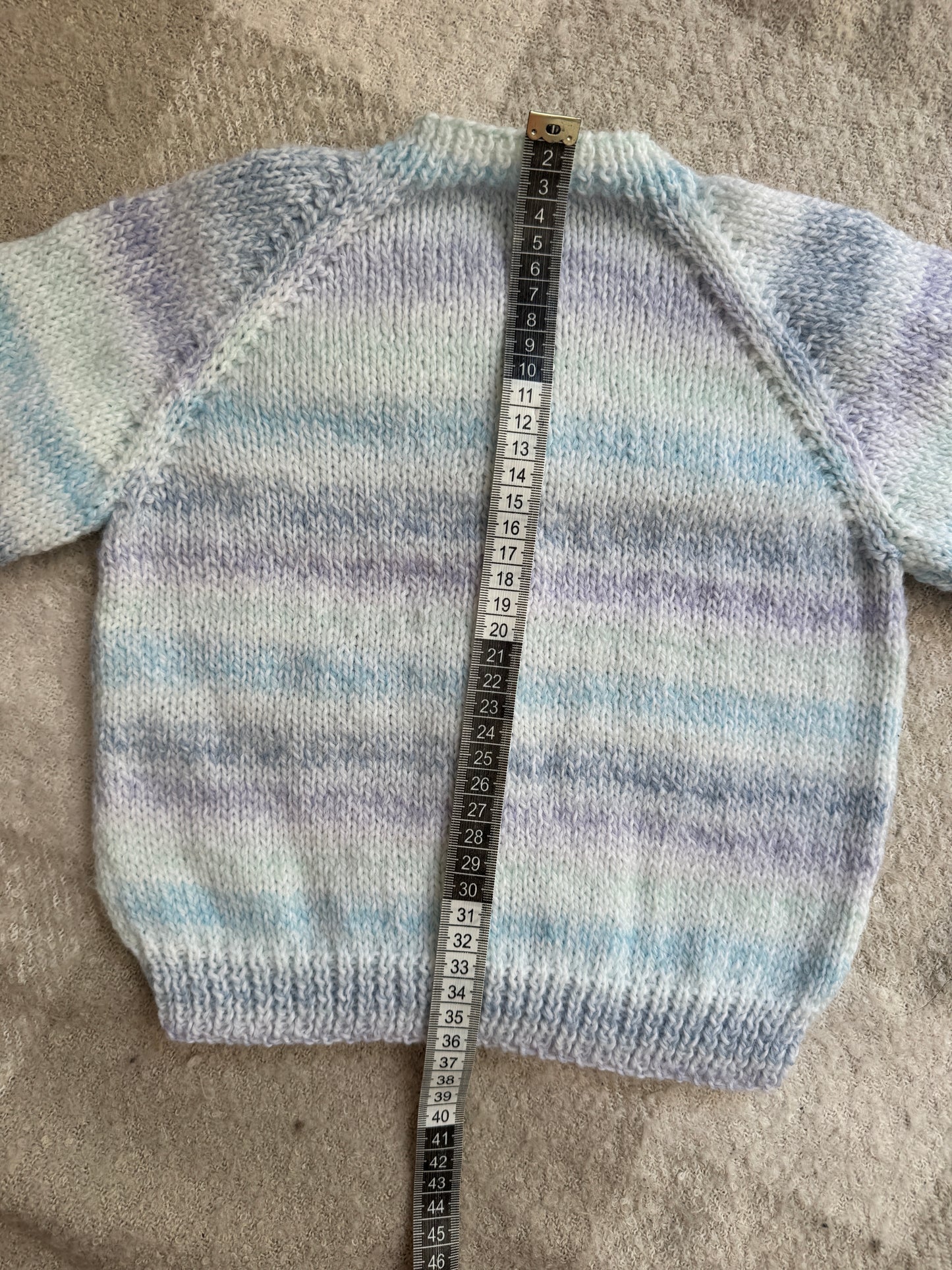 1-2 years blue marble cardigan