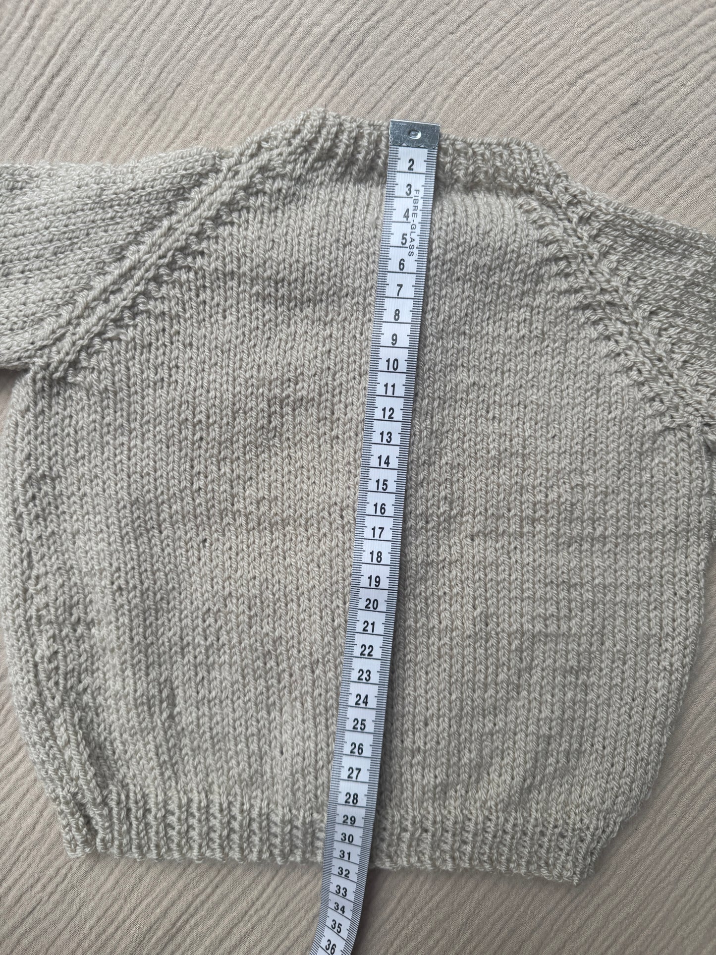 12-18m parchment cardigan