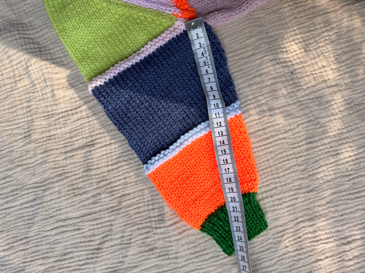 3-4 years colour block cardigan
