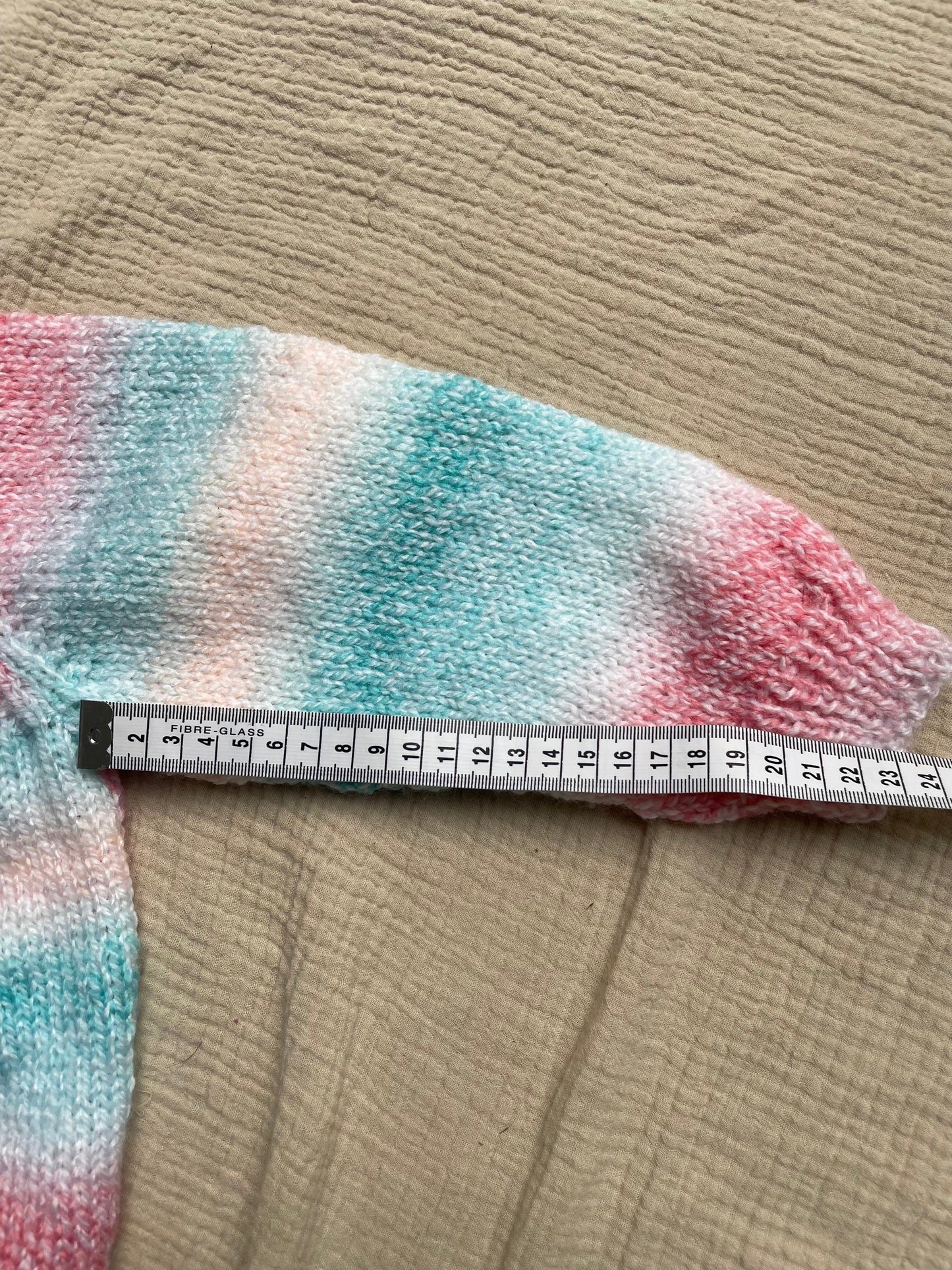 1-2 years rainbow ombré cardigan