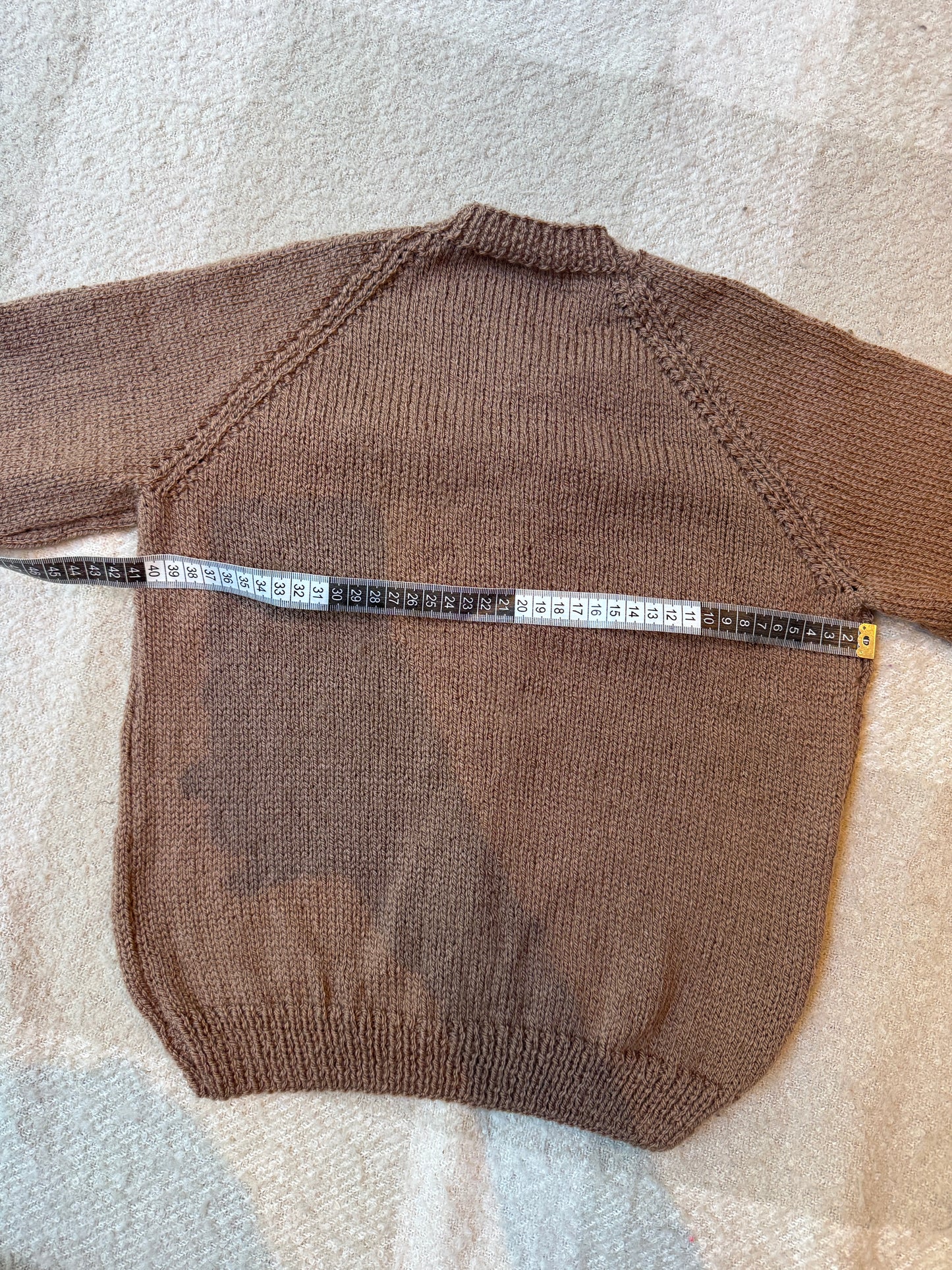 5-6 years mocha cardigan