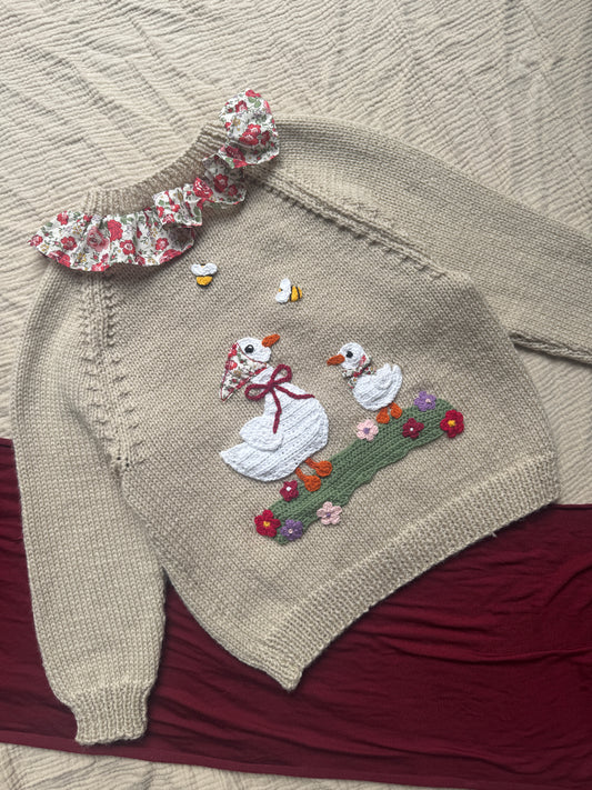 3-4 years mummy & baby goose readymade