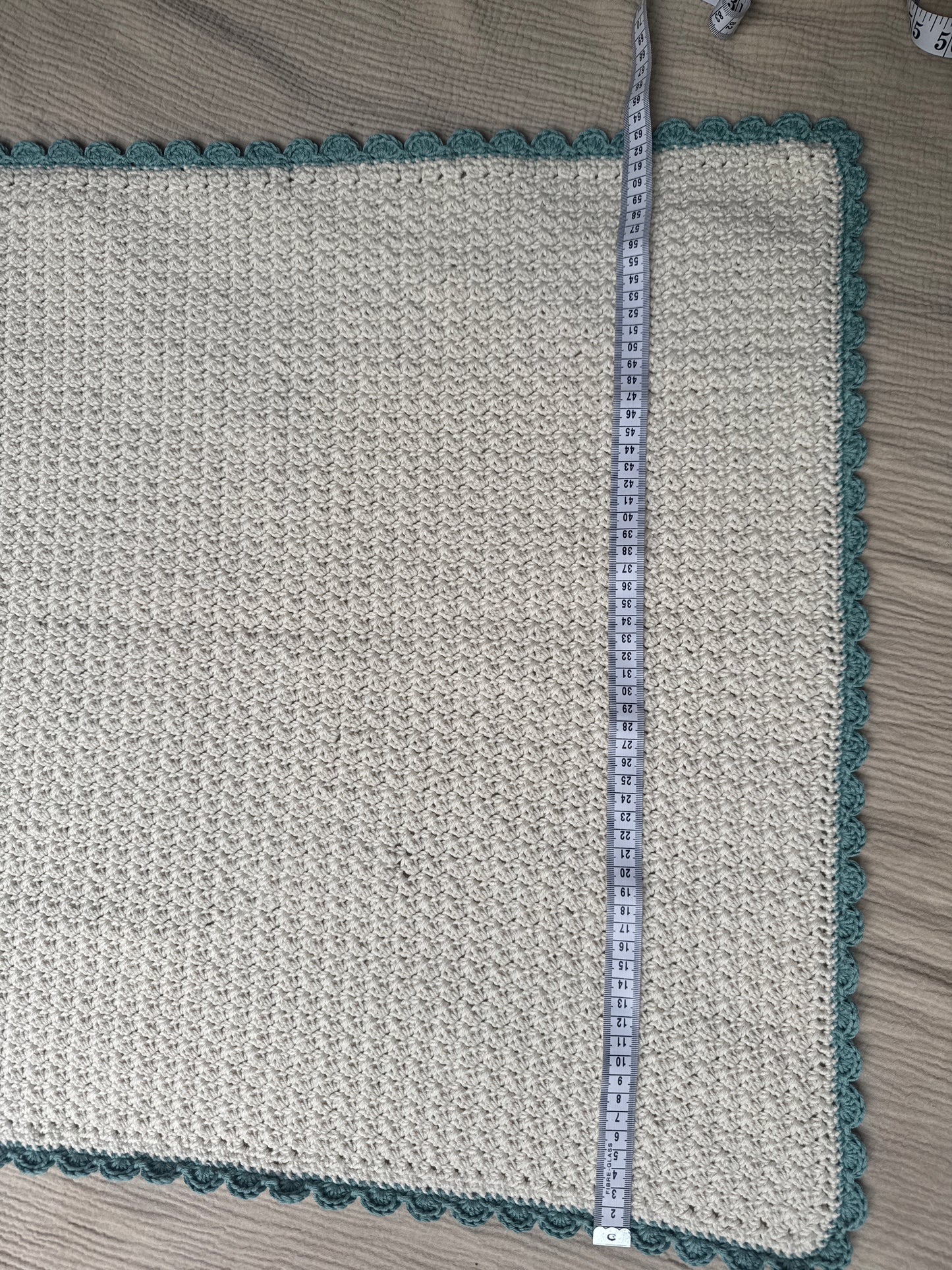 Stroller hand crochet blanket