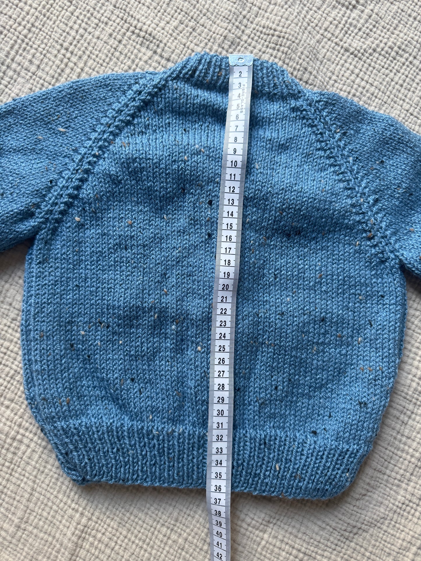 1-2 years blue fleck cardigan