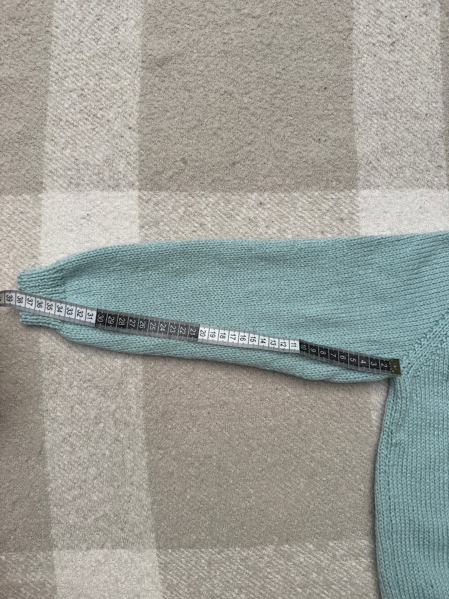 4-6 years duck egg blue cardigan