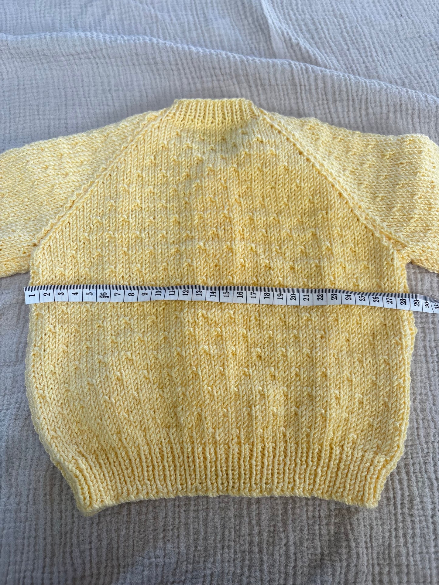 6-12months yellow cardigan