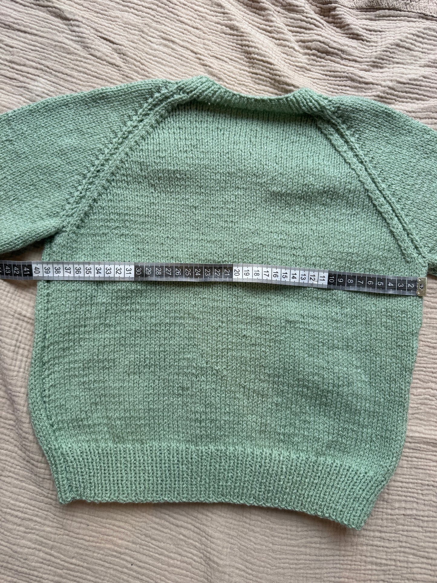 4-5 years sage cardigan