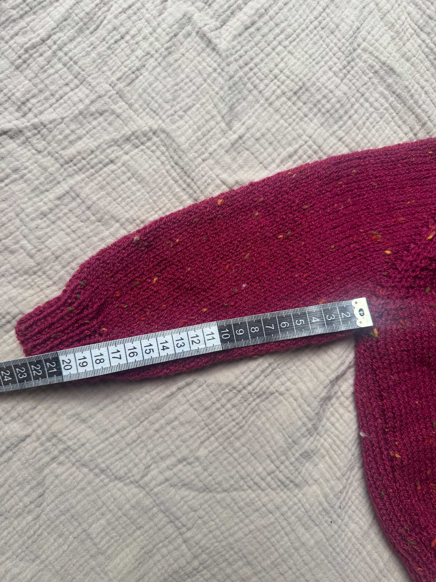 1-2 years raspberry with fleck cardigan