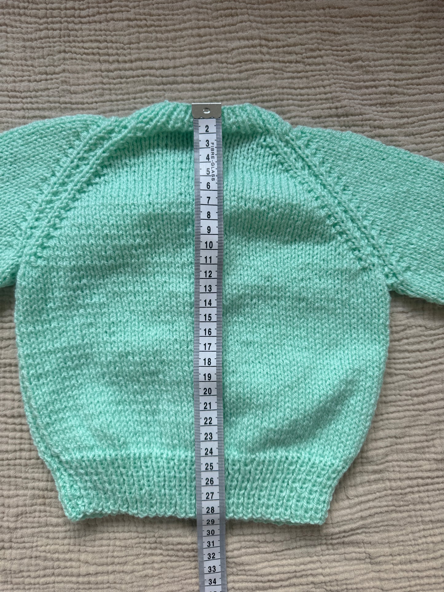 3-6m mint cardigan
