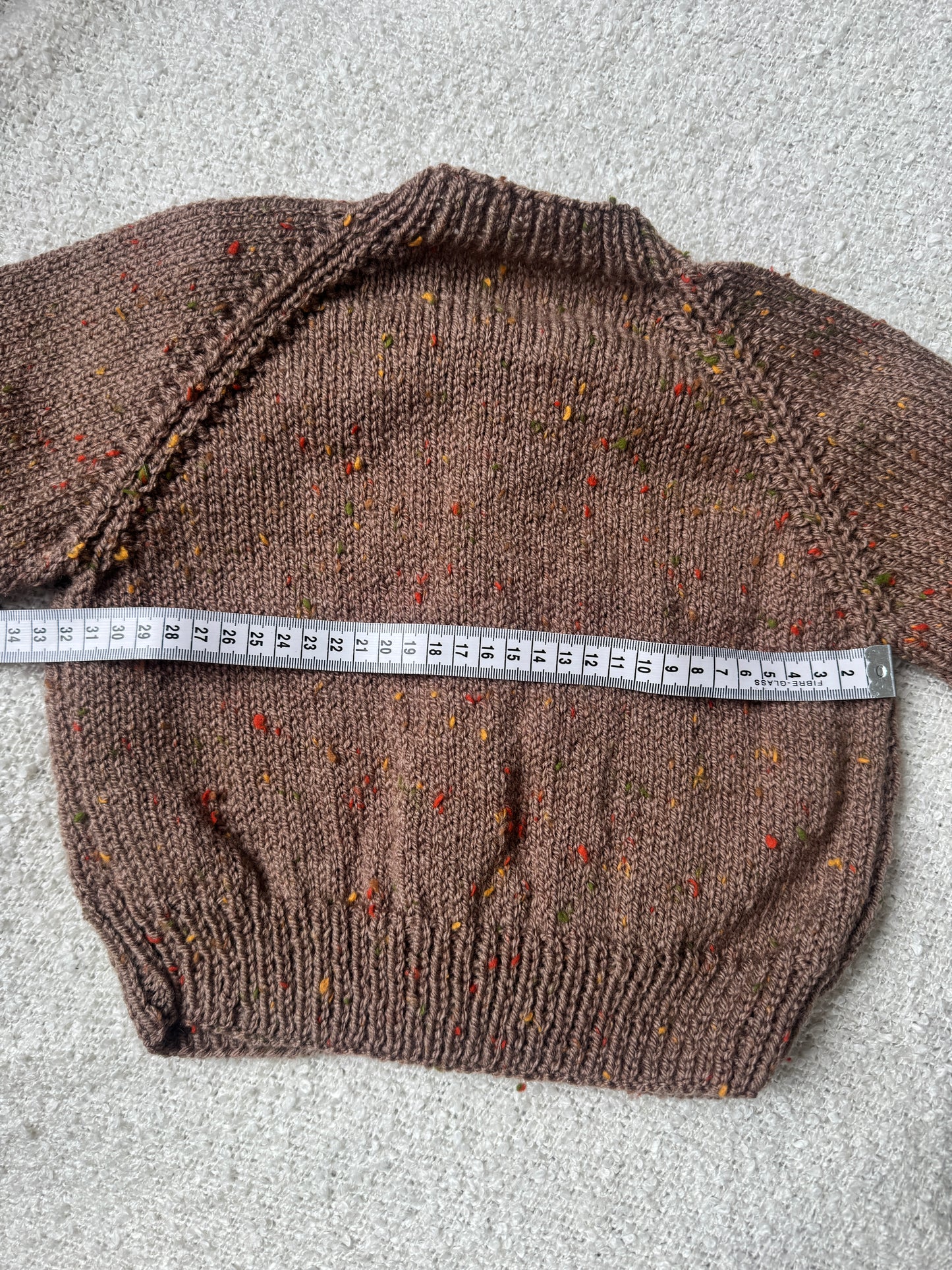 1-2 years brown fleck cardigan