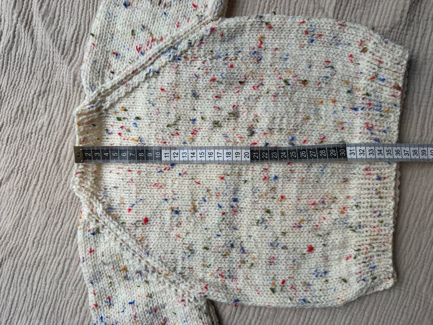 2-3 years multi fleck cardigan