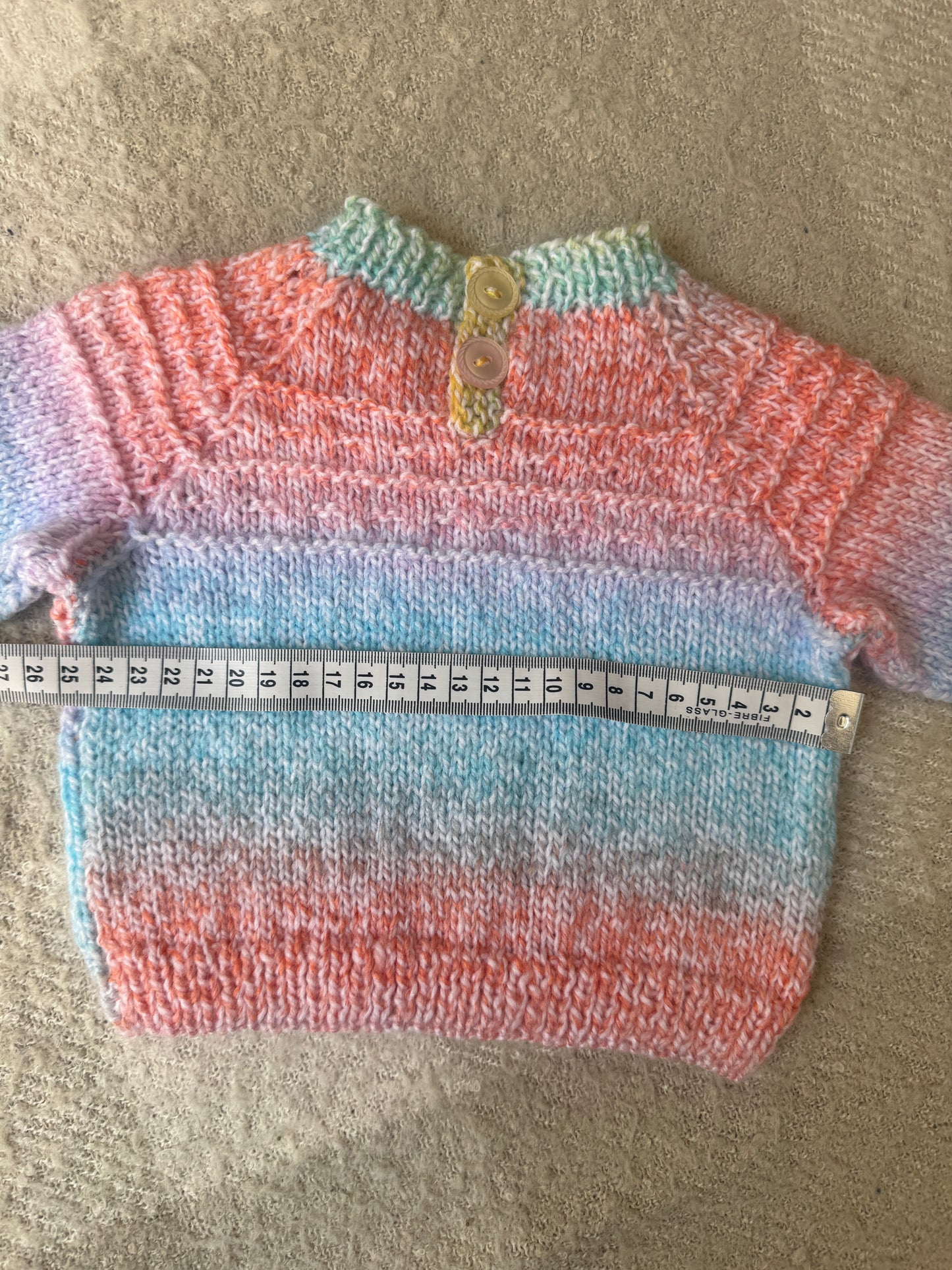 3-6m rainbow cardigan