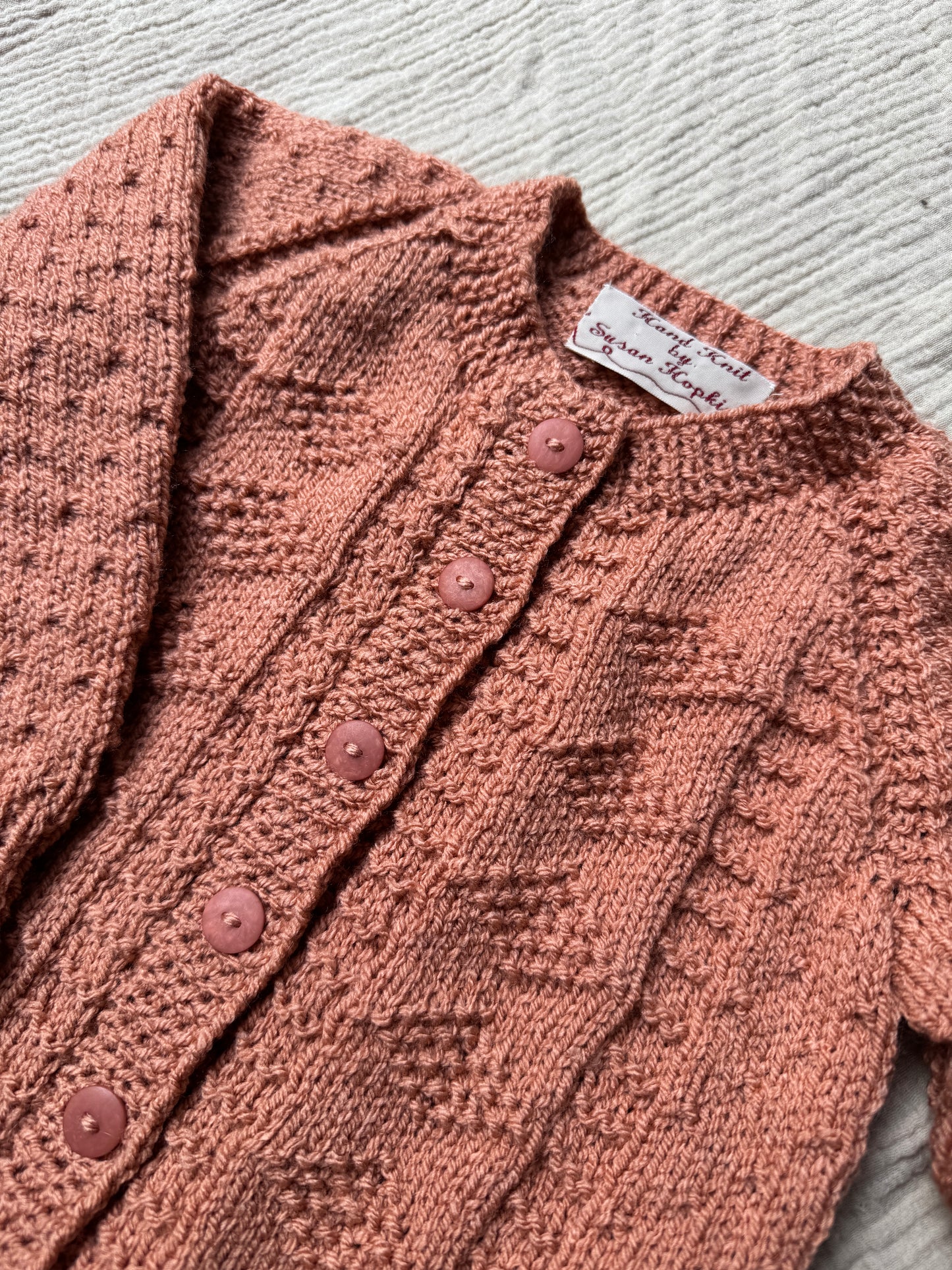 1-2 years tan cardigan