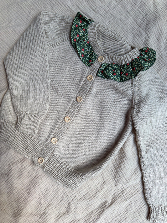 2-3 years parchment cardigan