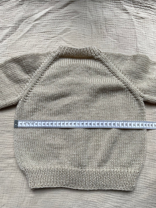 2-3 years parchment cardigan
