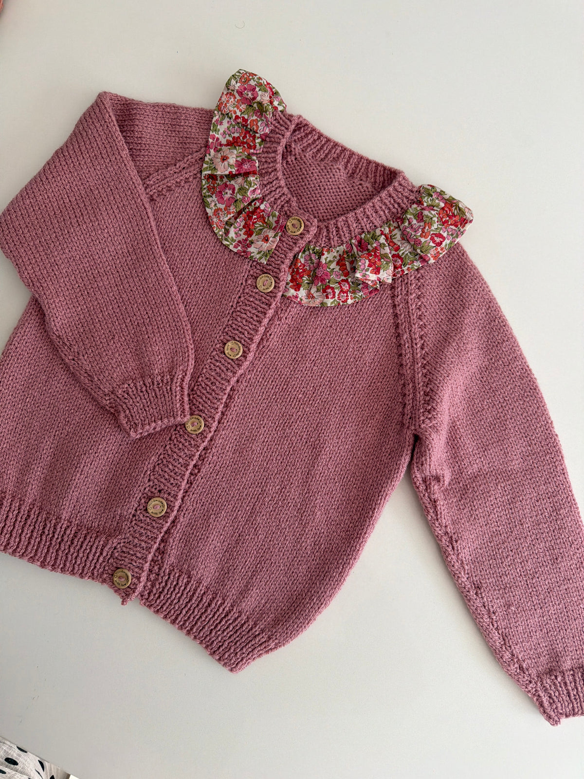 2-4 years pale rose cardigan