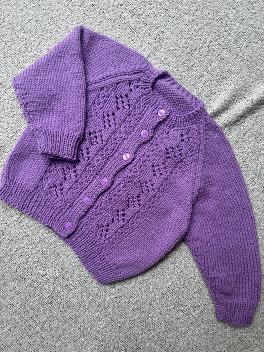 2-3 years lilac cardigan