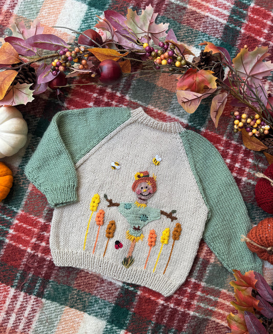 2-3 Years scarecrow cardigan