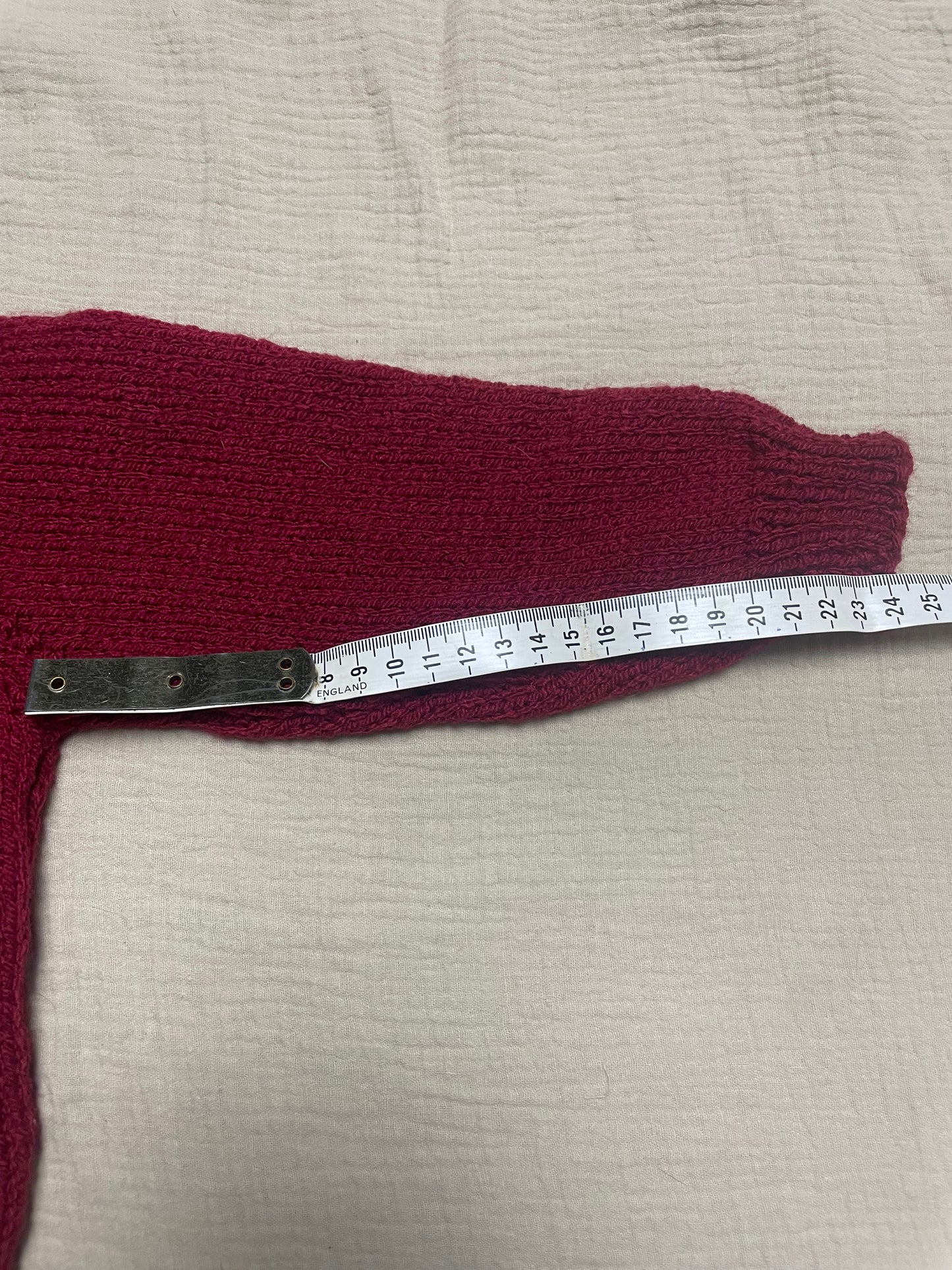 1-2 years claret red jumper