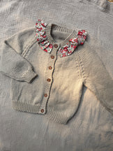 3-4 years parchment with liberty collar cardigan