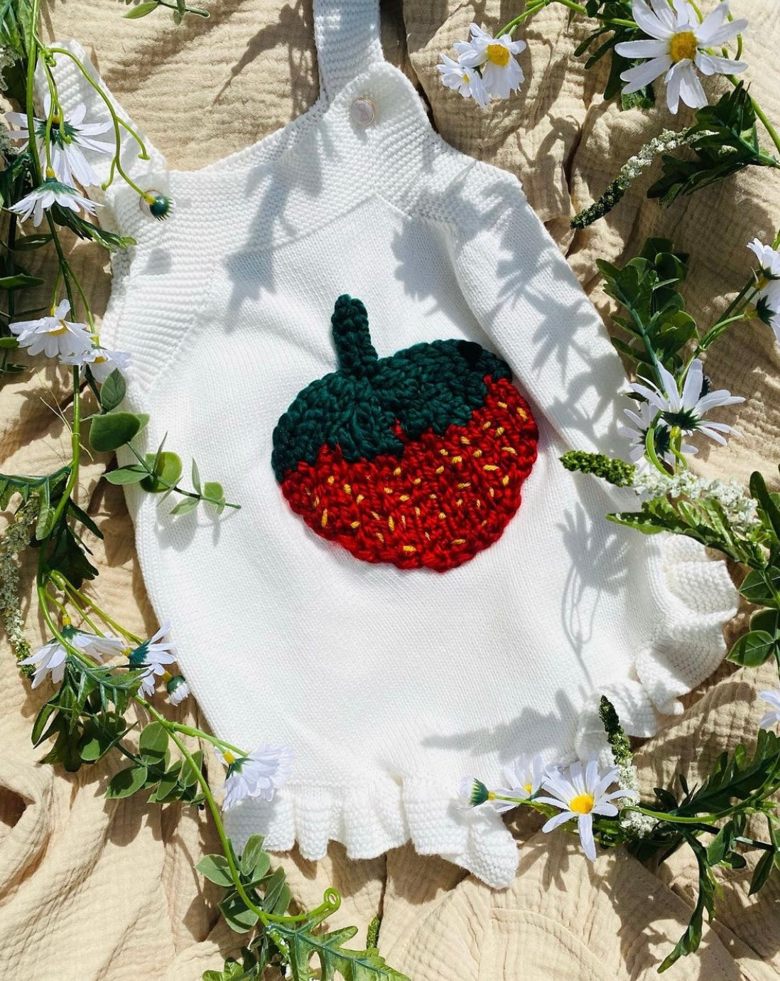 Personalised Knitted romper